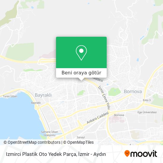 Izmirci Plastik Oto Yedek Parça harita