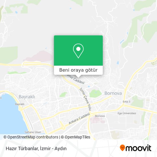 Hazır Türbanlar harita