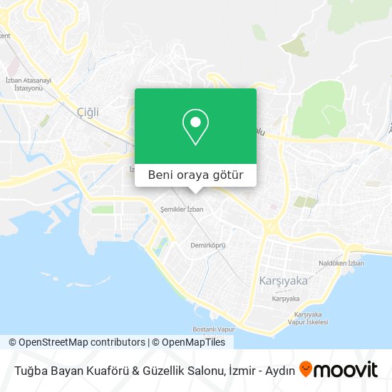 Tuğba Bayan Kuaförü & Güzellik Salonu harita