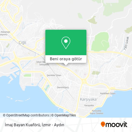 İmaj Bayan Kuaförü harita