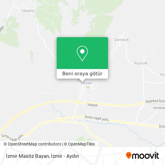 İzmir Masöz Bayan harita