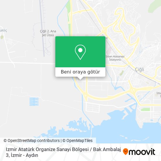 Izmir Atatürk Organize Sanayi Bölgesi / Bak Ambalaj 3 harita