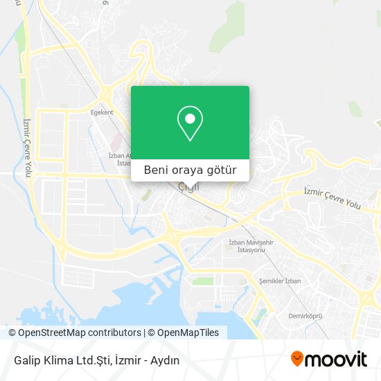 Galip Klima Ltd.Şti harita