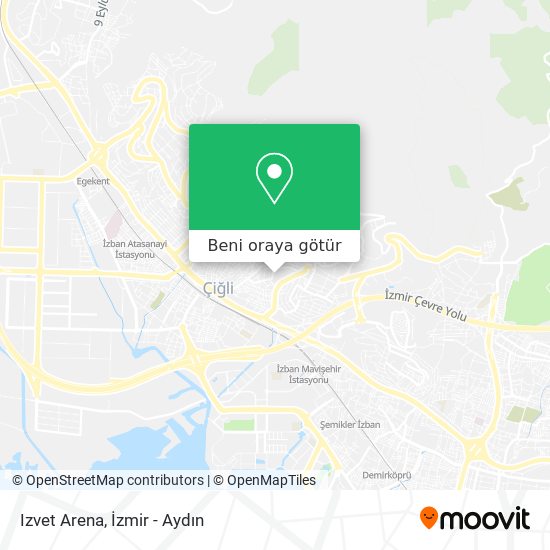 Izvet Arena harita