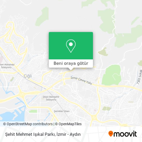 Şehit Mehmet Işıkal Parkı harita