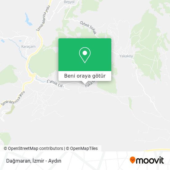 Dağmaran harita
