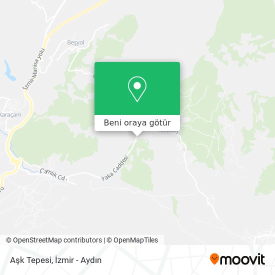Aşk Tepesi harita