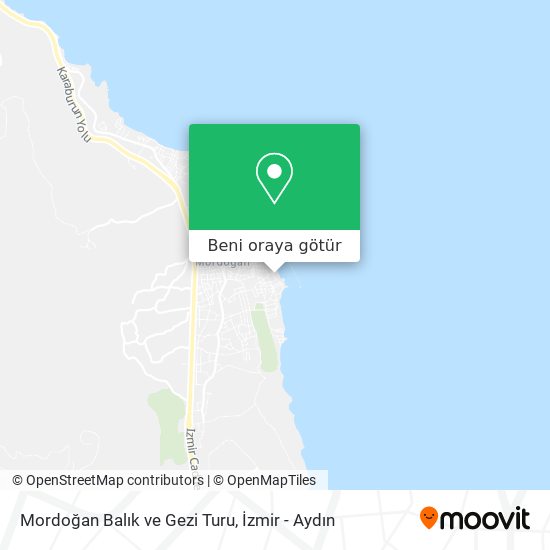 Mordoğan Balık ve Gezi Turu harita