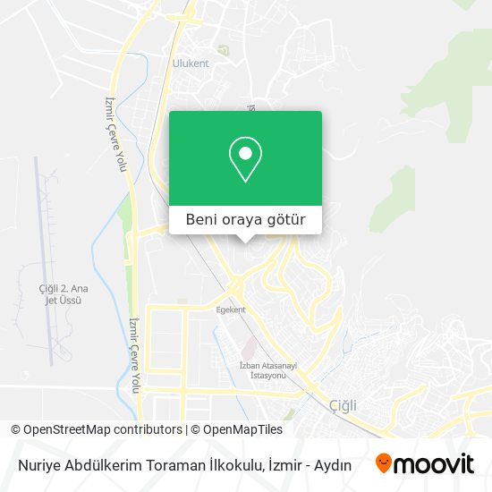 Nuriye Abdülkerim Toraman İlkokulu harita