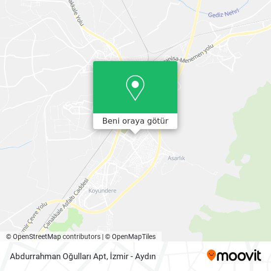 Abdurrahman Oğulları Apt harita