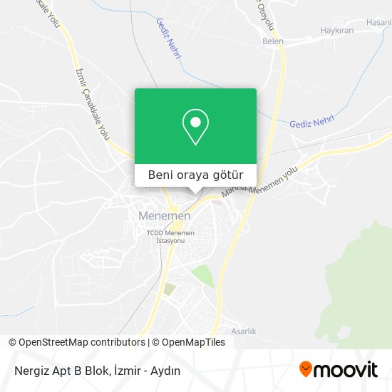 Nergiz Apt B Blok harita