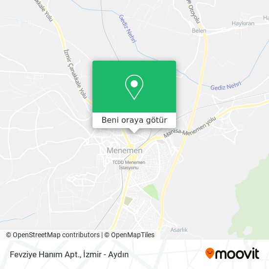 Fevziye Hanım Apt. harita