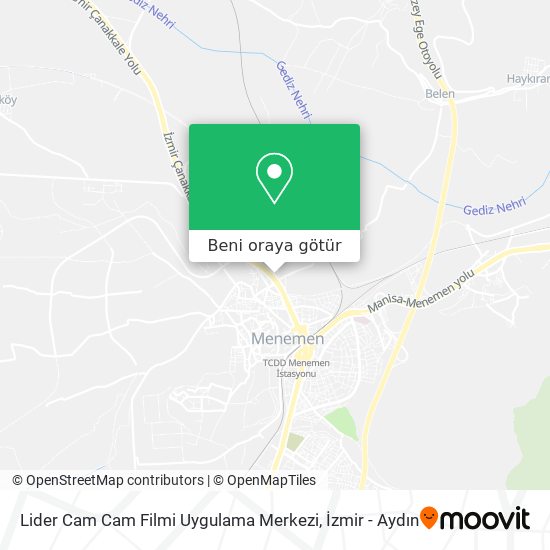 Lider Cam Cam Filmi Uygulama Merkezi harita