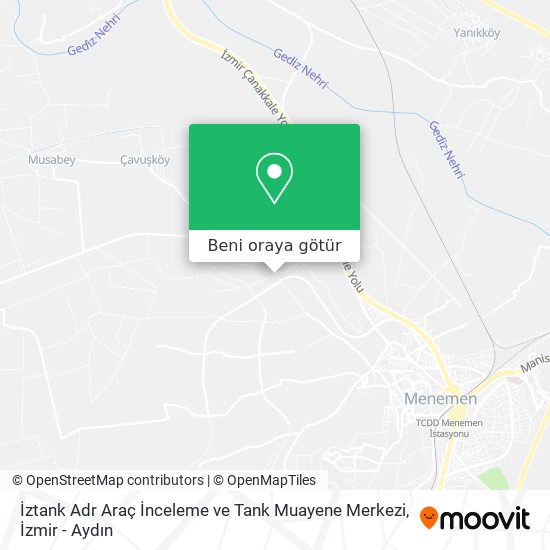 İztank Adr Araç İnceleme ve Tank Muayene Merkezi harita
