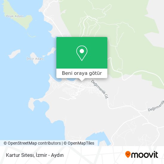 Kartur Sıtesı harita