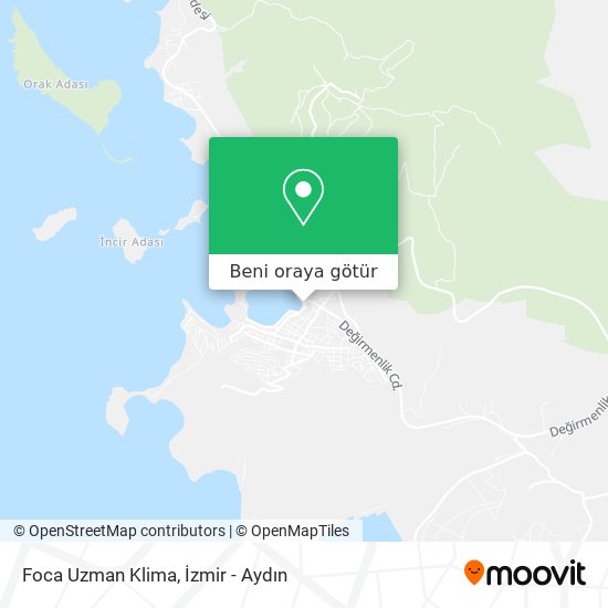 Foca Uzman Klima harita