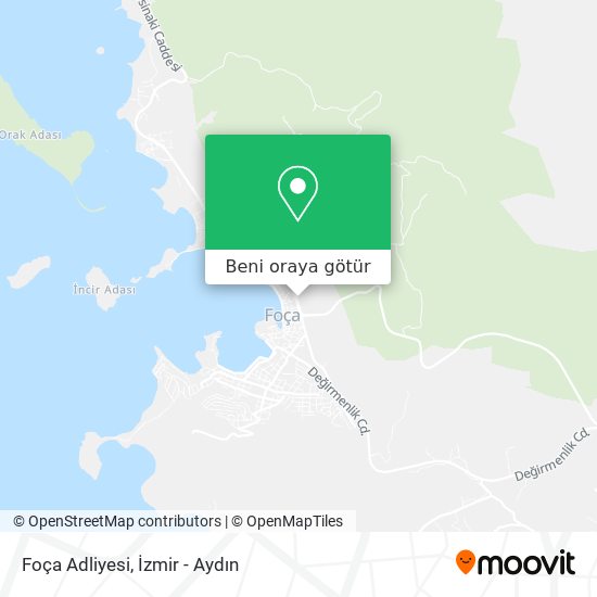 Foça Adliyesi harita
