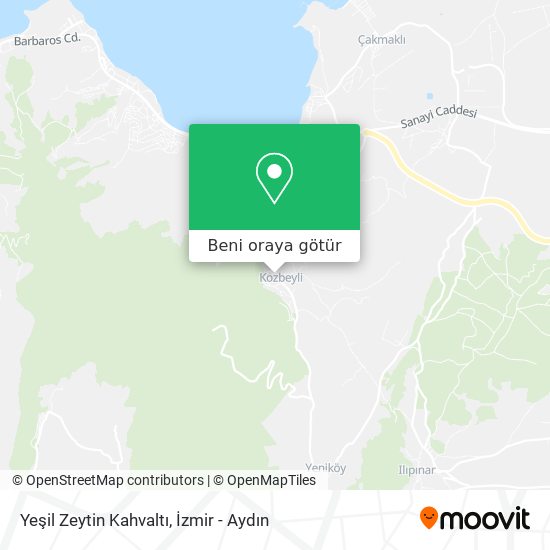 Yeşil Zeytin Kahvaltı harita