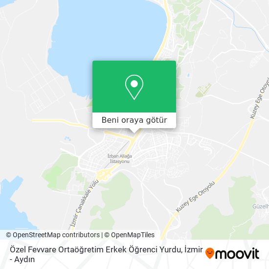 Özel Fevvare Ortaöğretim Erkek Öğrenci Yurdu harita