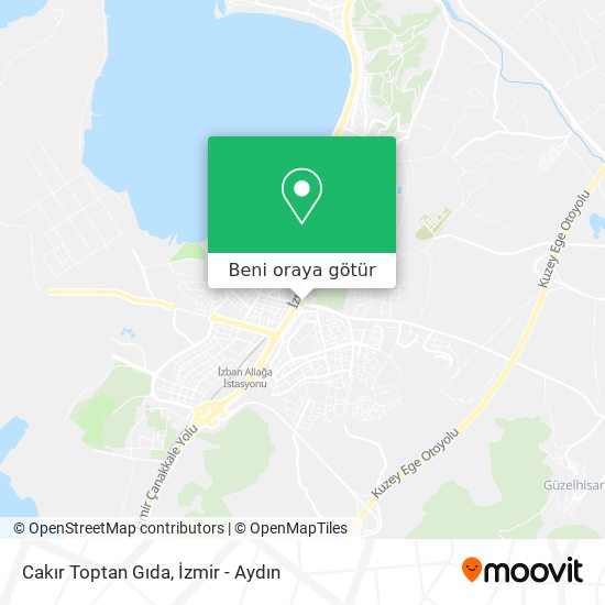 Cakır Toptan Gıda harita