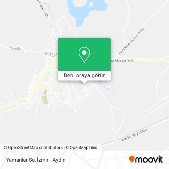 Yamanlar Su harita