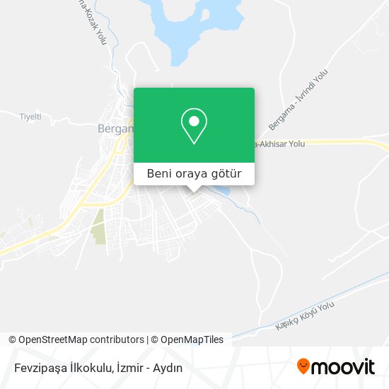 Fevzipaşa İlkokulu harita