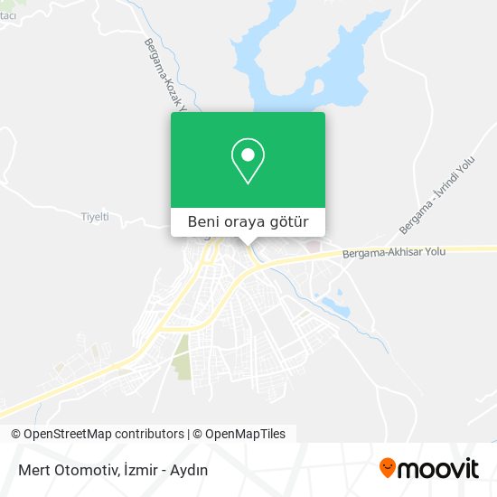 Mert Otomotiv harita