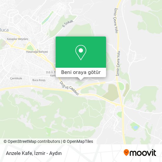 Anzele Kafe harita