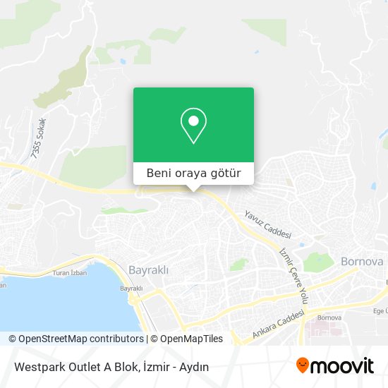 Westpark Outlet A Blok harita