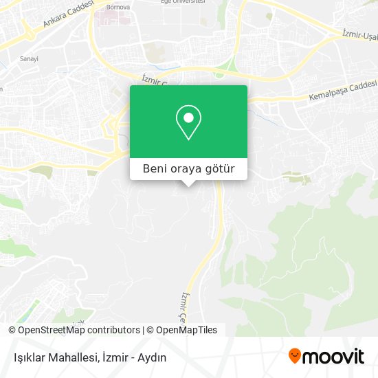 Işıklar Mahallesi harita