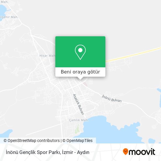 İnönü Gençlik Spor Parkı harita