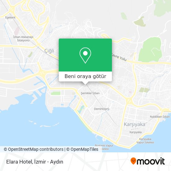 Elara Hotel harita