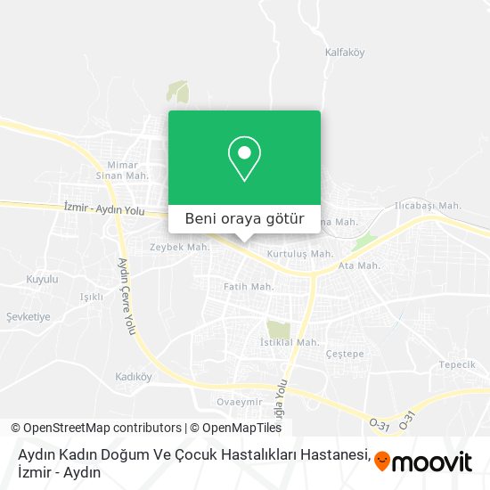 Aydın Kadın Doğum Ve Çocuk Hastalıkları Hastanesi harita