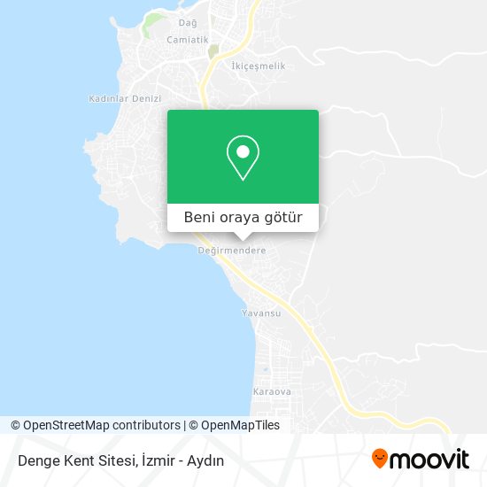 Denge Kent Sitesi harita