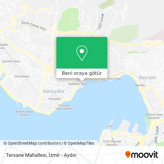 Tersane Mahallesi harita