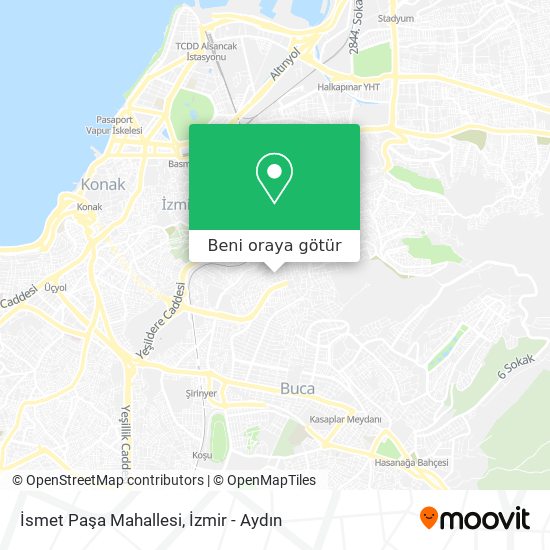 İsmet Paşa Mahallesi harita