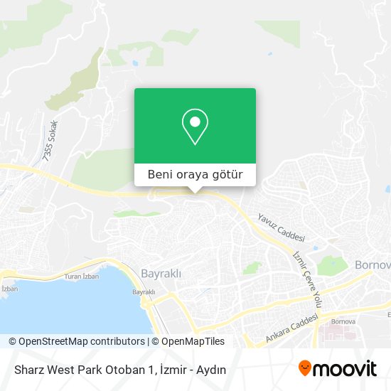 Sharz West Park Otoban 1 harita