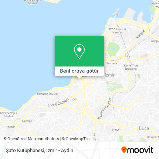 Şato Kütüphanesi harita