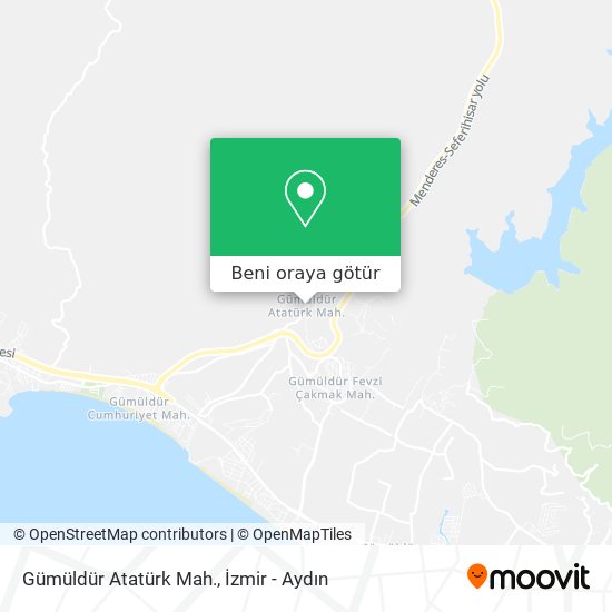 Gümüldür Atatürk Mah. harita