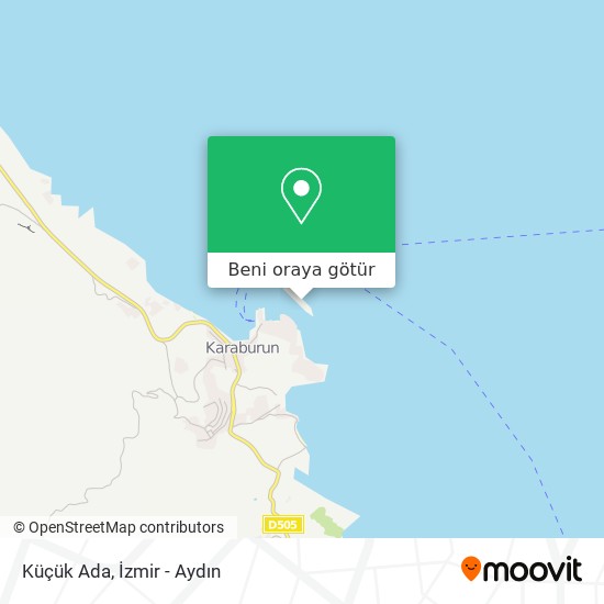Küçük Ada harita
