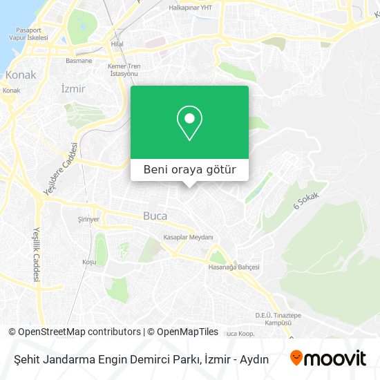 Şehit Jandarma Engin Demirci Parkı harita