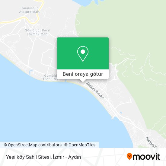 Yeşilköy Sahil Sitesi harita