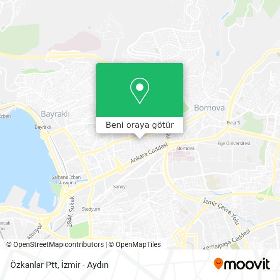 Özkanlar Ptt harita