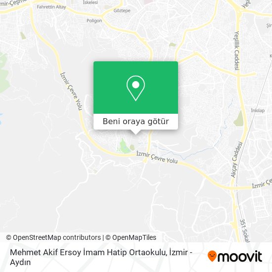 Mehmet Akif Ersoy İmam Hatip Ortaokulu harita