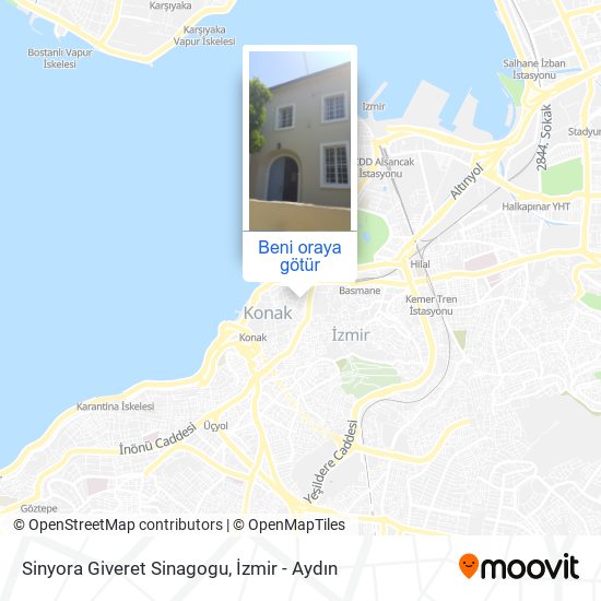 Sinyora Giveret Sinagogu harita
