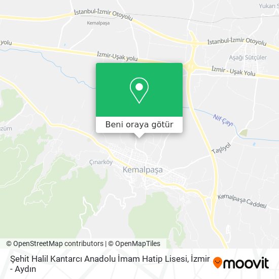 Şehit Halil Kantarcı Anadolu İmam Hatip Lisesi harita