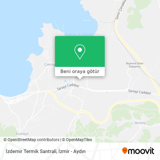 İzdemir Termik Santrali harita