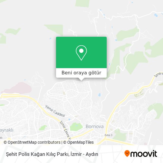 Şehit Polis Kağan Kılıç Parkı harita