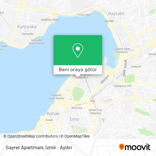 Gayret Apartmanı harita