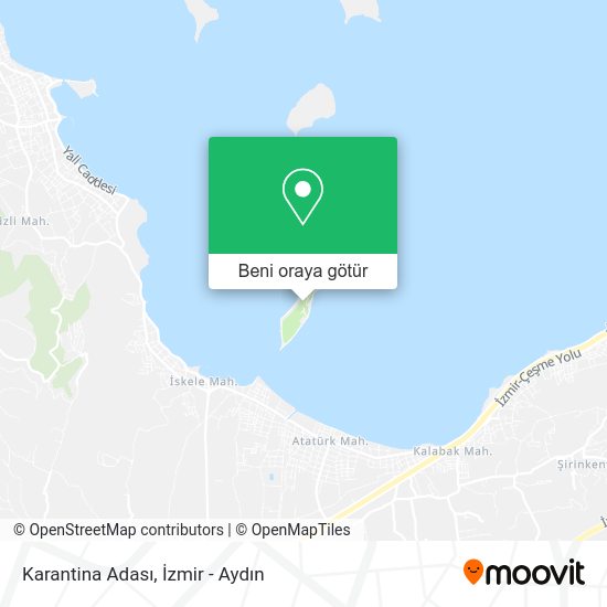 Karantina Adası harita